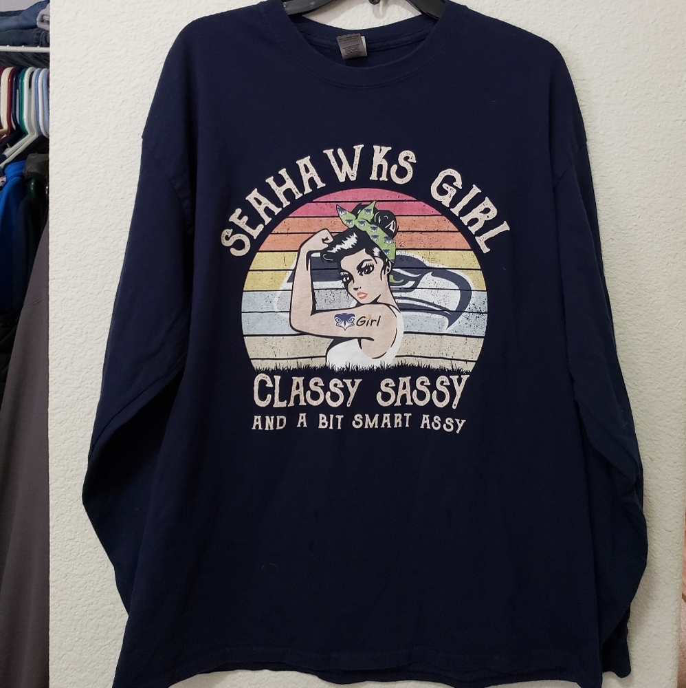 Seahawk long sleeve t-shirt